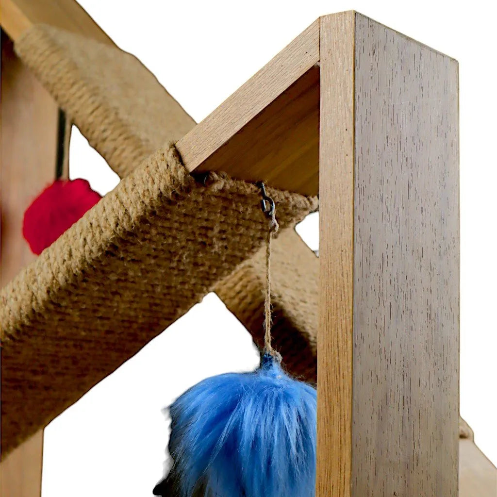 Petmoda Scratch Double Bridge Cat Scratcher With Catnip