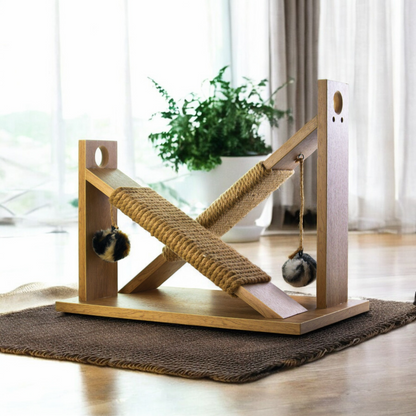 Petmoda Scratch Double Bridge Cat Scratcher With Catnip